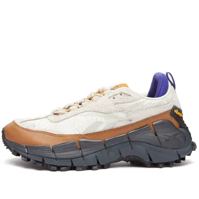 Кроссовки Reebok Zig Kinetica 2.5 Edge, кремовый gx6831 | chalk, alabaster & wild brown (lpn22785501)-3