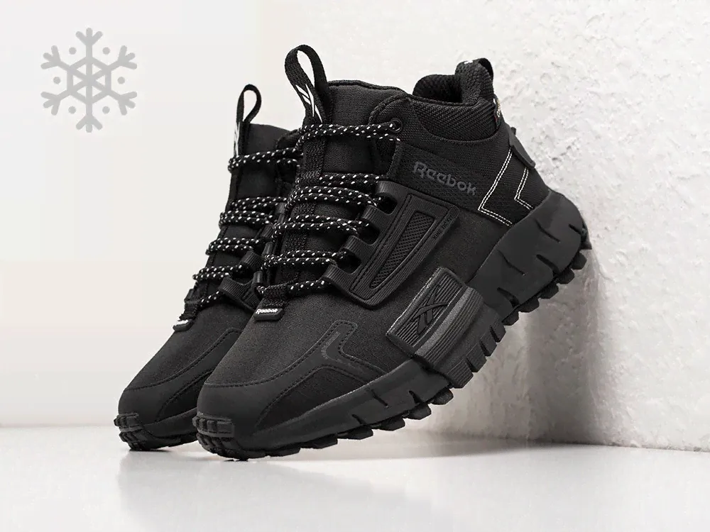 Зимние Кроссовки Reebok Zig Kinetica Edge черные мужские 18258-01