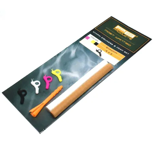 Набор для Zig Rig PB Products NYMPH Zig Liners & Foam Set / 4+2шт.-0