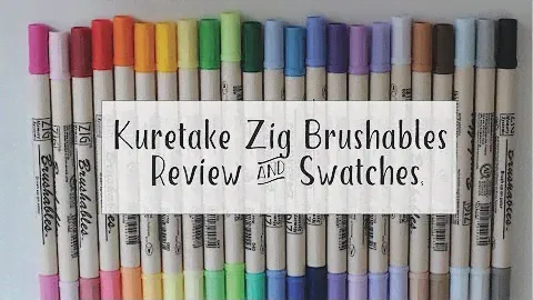 Zig Brushables Review and Full Swatches
