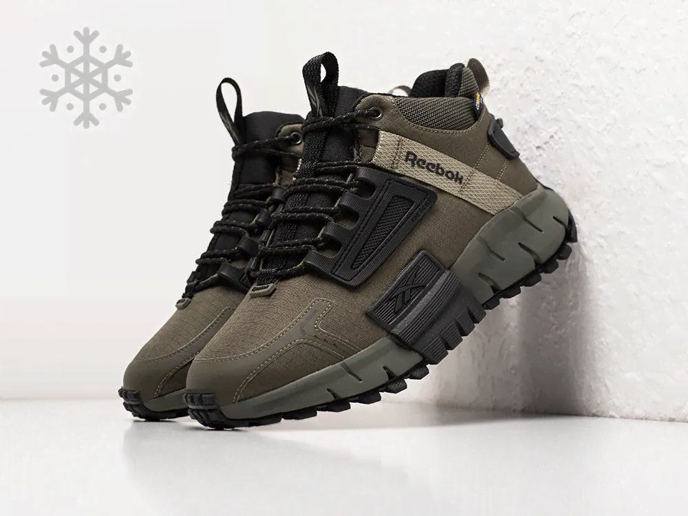 Зимние Кроссовки Reebok Zig Kinetica Edge зеленые мужские 18262-01-0