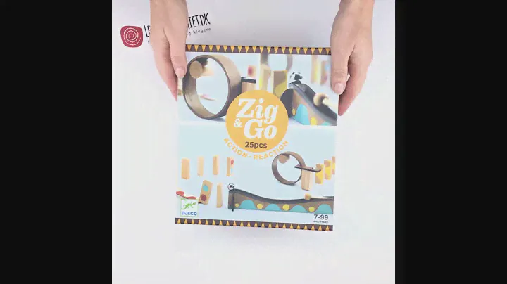 Kuglebane Zig & Go, 25 dele   Djeco 1120 DJ05642 ⎮ Legeakademiet dk