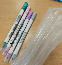🛍 1 шт., японский маркер Zig KURETAKE CLEAN COLOR DOT TC-6100, двусторонний маркер металлического цвета на водной основе, художественная кисть, Круглый штамп