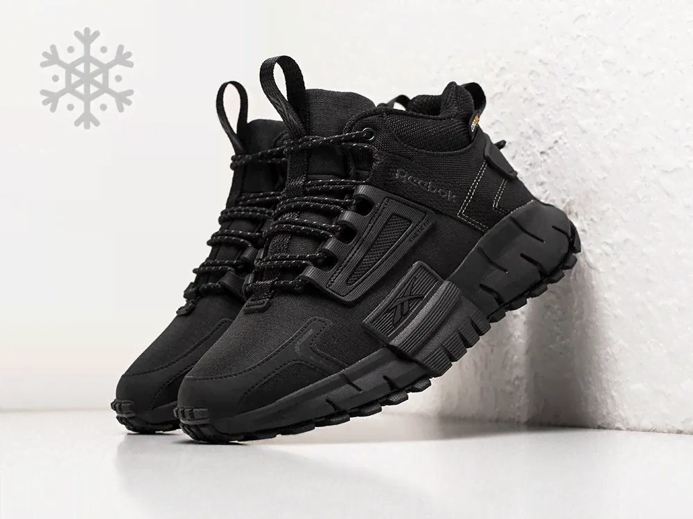 Зимние Кроссовки Reebok Zig Kinetica Edge черные мужские 18260-01-0