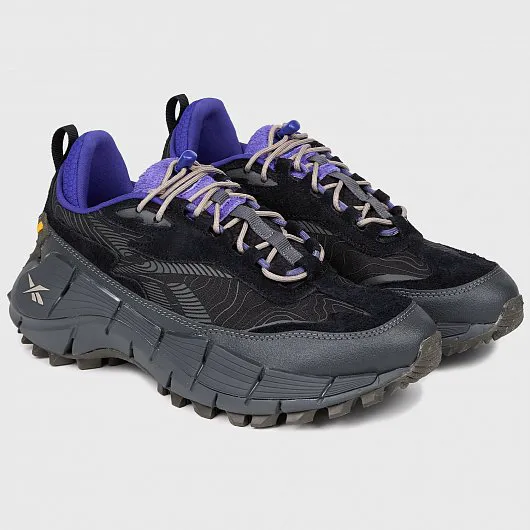 Кроссовки Reebok Zig Kinetica 2.5 Edge Core Black/Grey/Purple-0