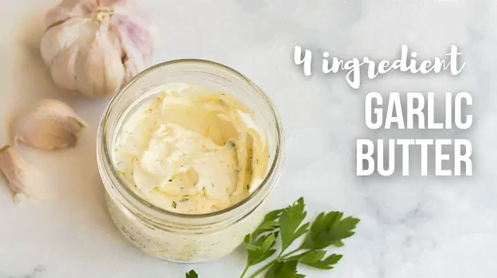 EASY 4 Ingredient Garlic Butter | The Recipe Rebel