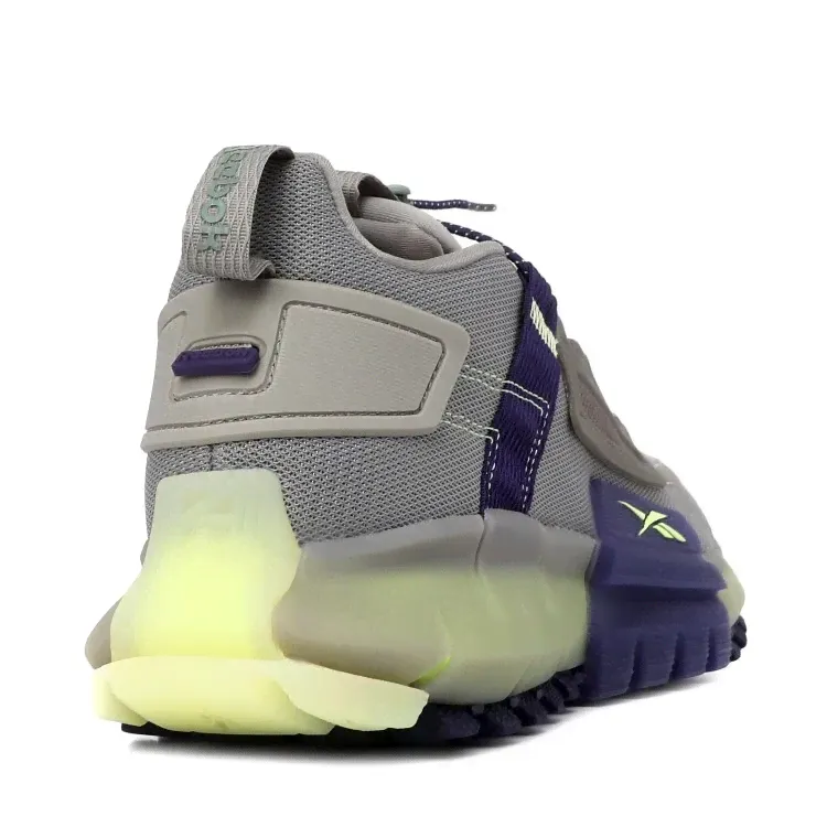 Reebok Zig Kinetica Edge Grey, серый с фиолетовым, текстиль, мужские-0