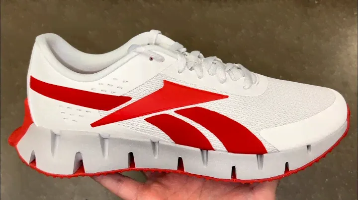 Reebok Zig Dynamica 2 Grey Red Shoes